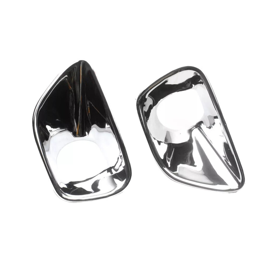 Front Fog Light Chrome Trim Pair for 2011-2013 Jeep Grand Cherokee