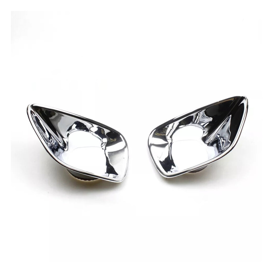 Front Fog Light Chrome Trim Pair for 2011-2013 Jeep Grand Cherokee