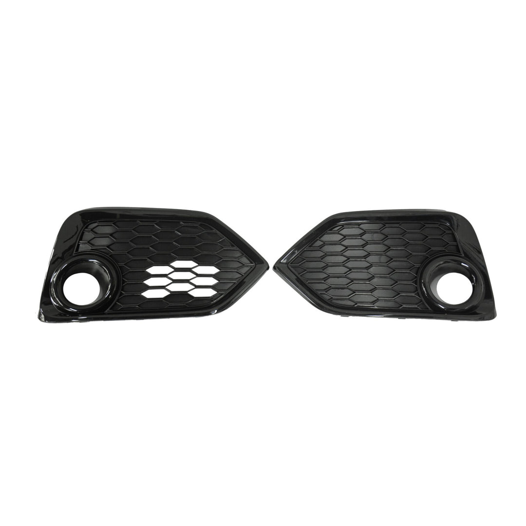 Front Fog Light Cover Pair for 2017-2019 Honda Civic Hatchback