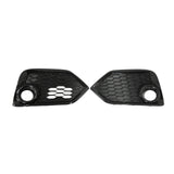 Front Fog Light Cover Pair for 2017-2019 Honda Civic Hatchback