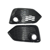 Front Fog Light Cover Pair for 2017-2019 Honda Civic Hatchback