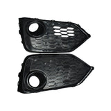 Front Fog Light Cover Pair for 2017-2019 Honda Civic Hatchback