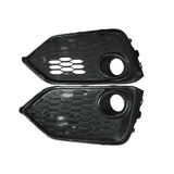 Front Fog Light Cover Pair for 2017-2019 Honda Civic Hatchback