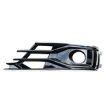 Front Fog Light Cover Pair with ACC Hole for 2016-2018 Audi A6
