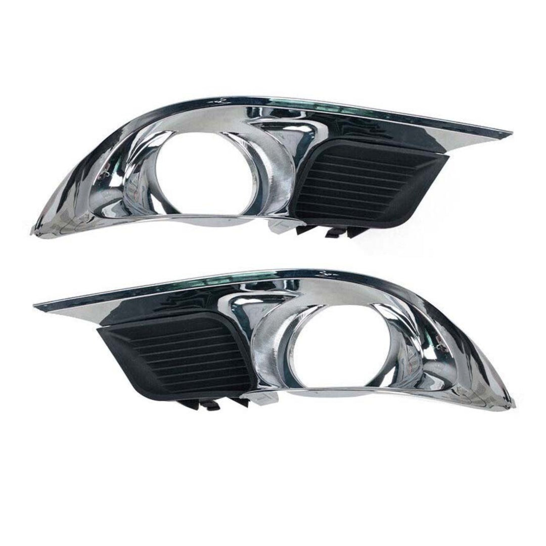 Front Fog Light Grille Cover Pair for 2011-2012 Toyota Avalon