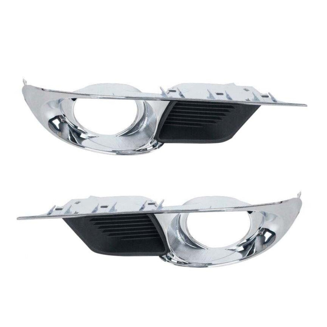 Front Fog Light Grille Cover Pair for 2011-2012 Toyota Avalon