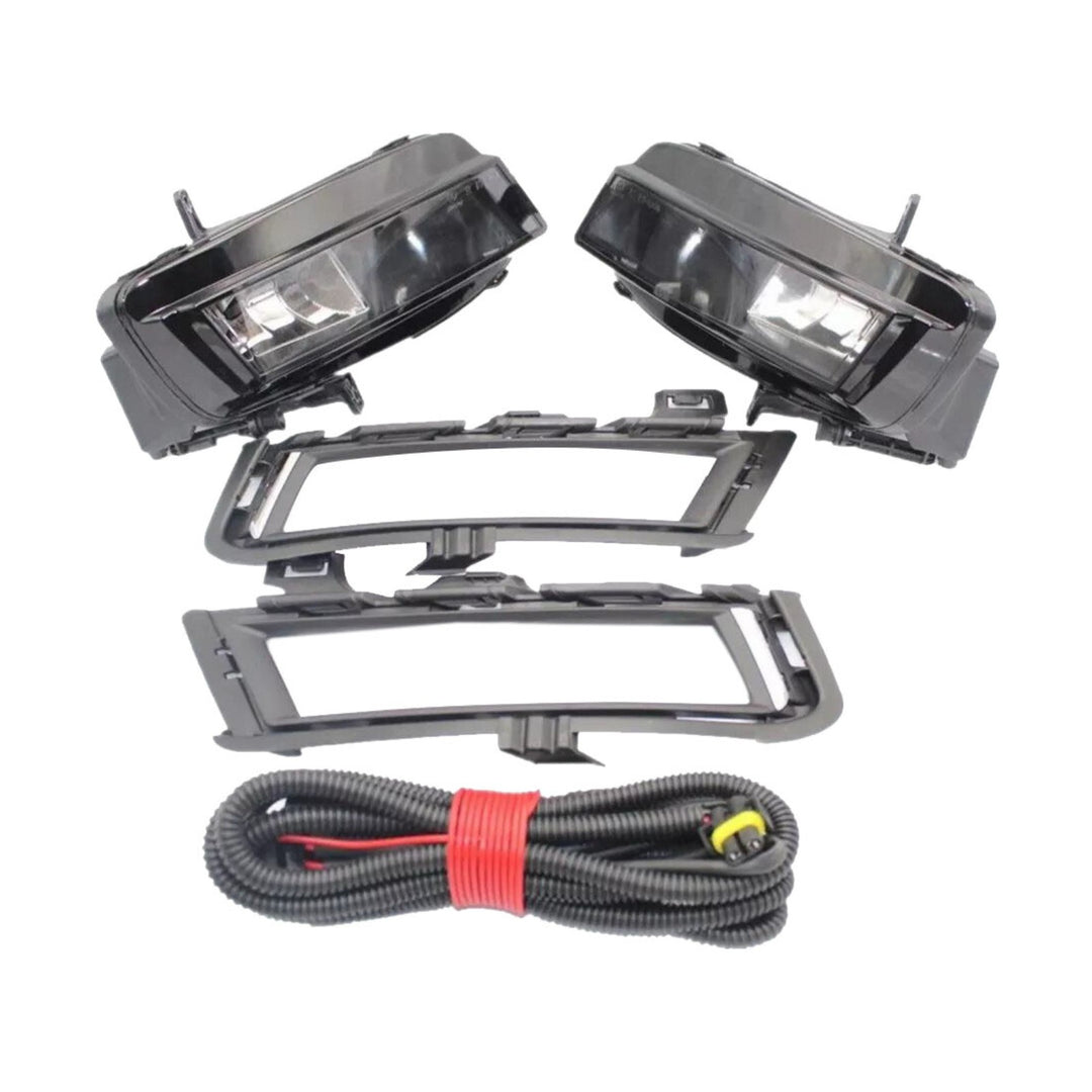 Front Fog Light Kit with Grille Covers and Wiring for 2013-2017 Volkswagen Golf MK7
