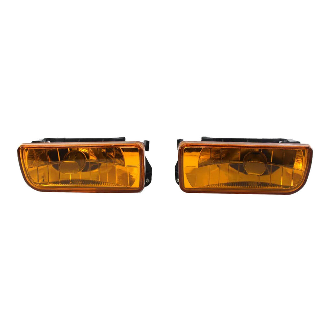 Front Fog Light Pair Amber Lens for 1992-1998 BMW 3 Series E36