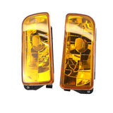 Front Fog Light Pair Amber Lens for 1992-1998 BMW 3 Series E36