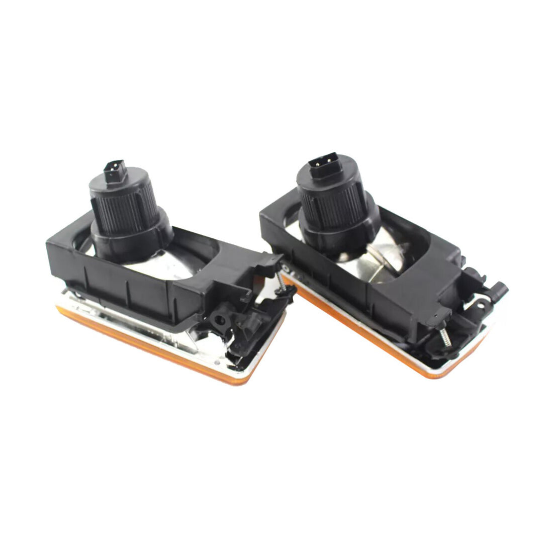 Front Fog Light Pair Amber Lens for 1992-1998 BMW 3 Series E36