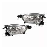 Front Fog Light Pair Clear Lens for 2002-2004 Honda CR-V