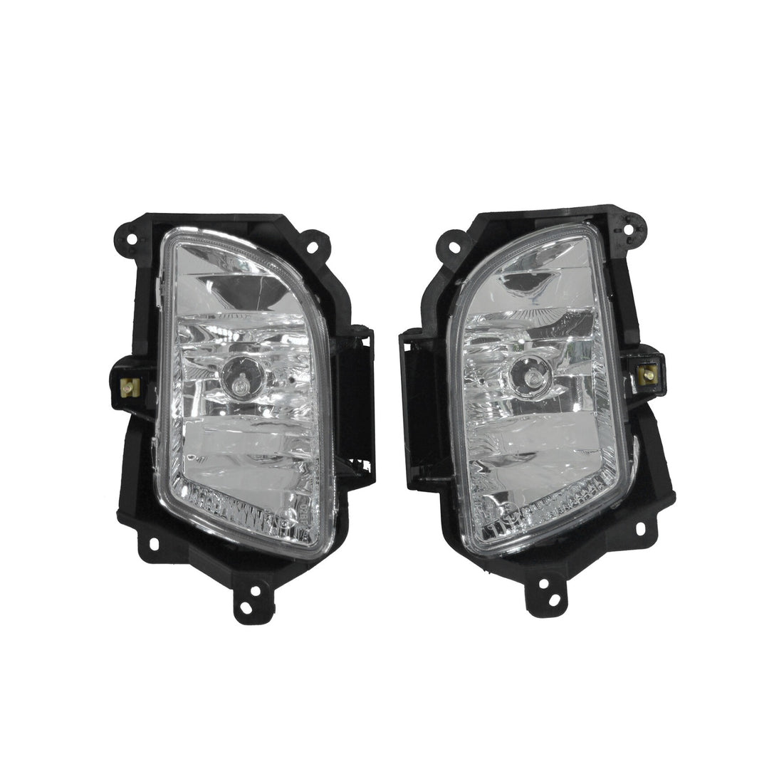 Front Fog Light Pair Clear Lens for 2009-2010 Hyundai Sonata