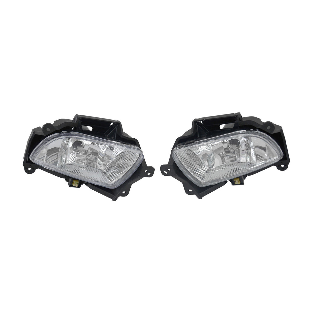 Front Fog Light Pair Clear Lens for 2009-2010 Hyundai Sonata
