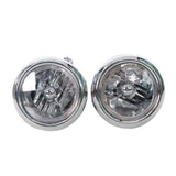 Front Fog Light Pair with Bulbs for 2001-2006 Hyundai Santa Fe