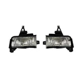 Front Fog Light Pair with Bulbs for 2008-2011 Toyota Land Cruiser