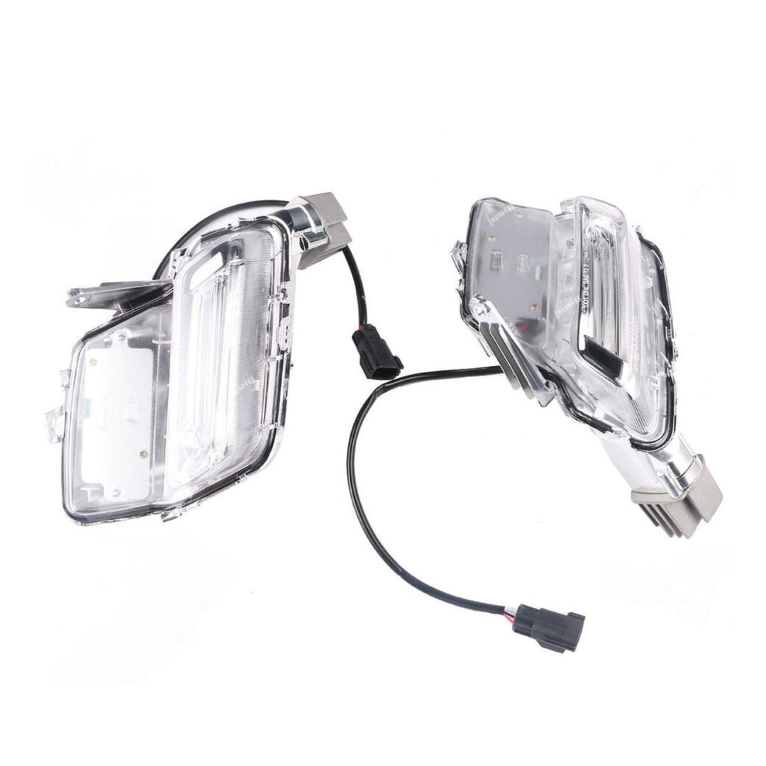 Front LED Fog Light Pair Clear for 2014-2018 Volvo XC60