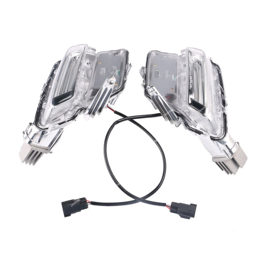 Front LED Fog Light Pair Clear for 2014-2018 Volvo XC60