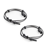 Front Left and Right ABS Wheel Speed Sensor Pair for 2013-2019 Ford Explorer 2.0L 2.3L 3.5L