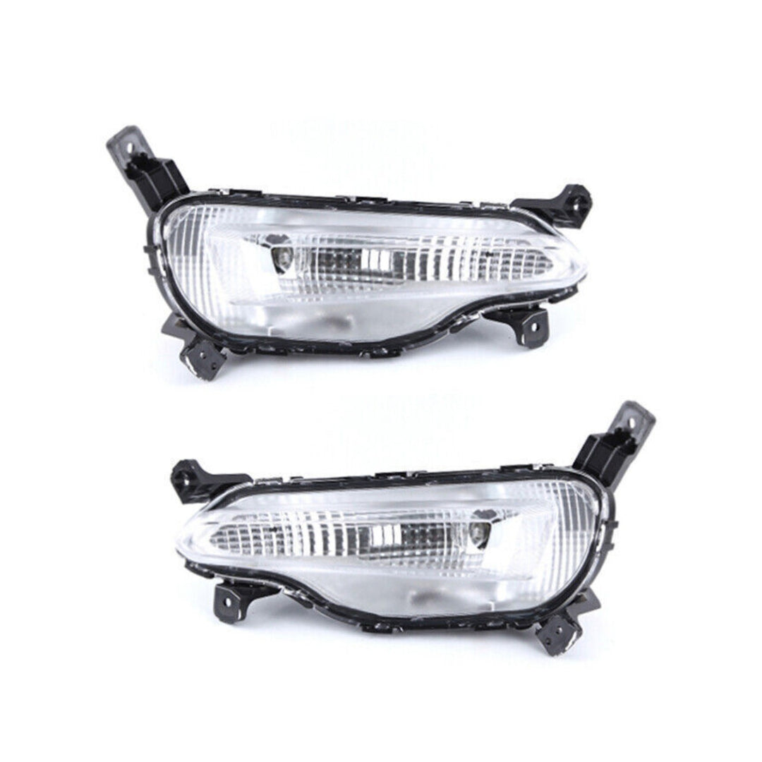 Front Left and Right Fog Light Pair for 2017-2020 Hyundai Accent