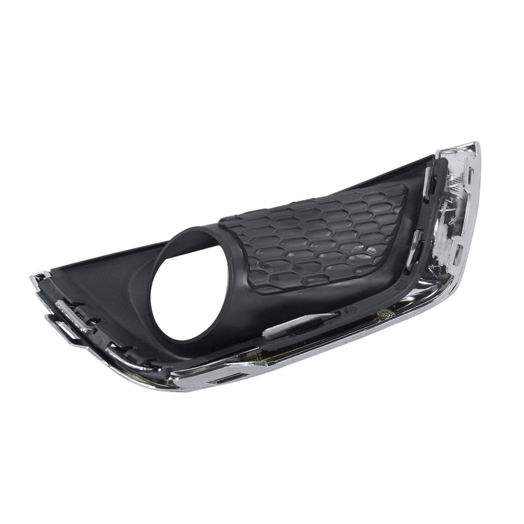 Front Left Fog Light Bezel with Chrome Trim for 2017-2020 Jeep Compass