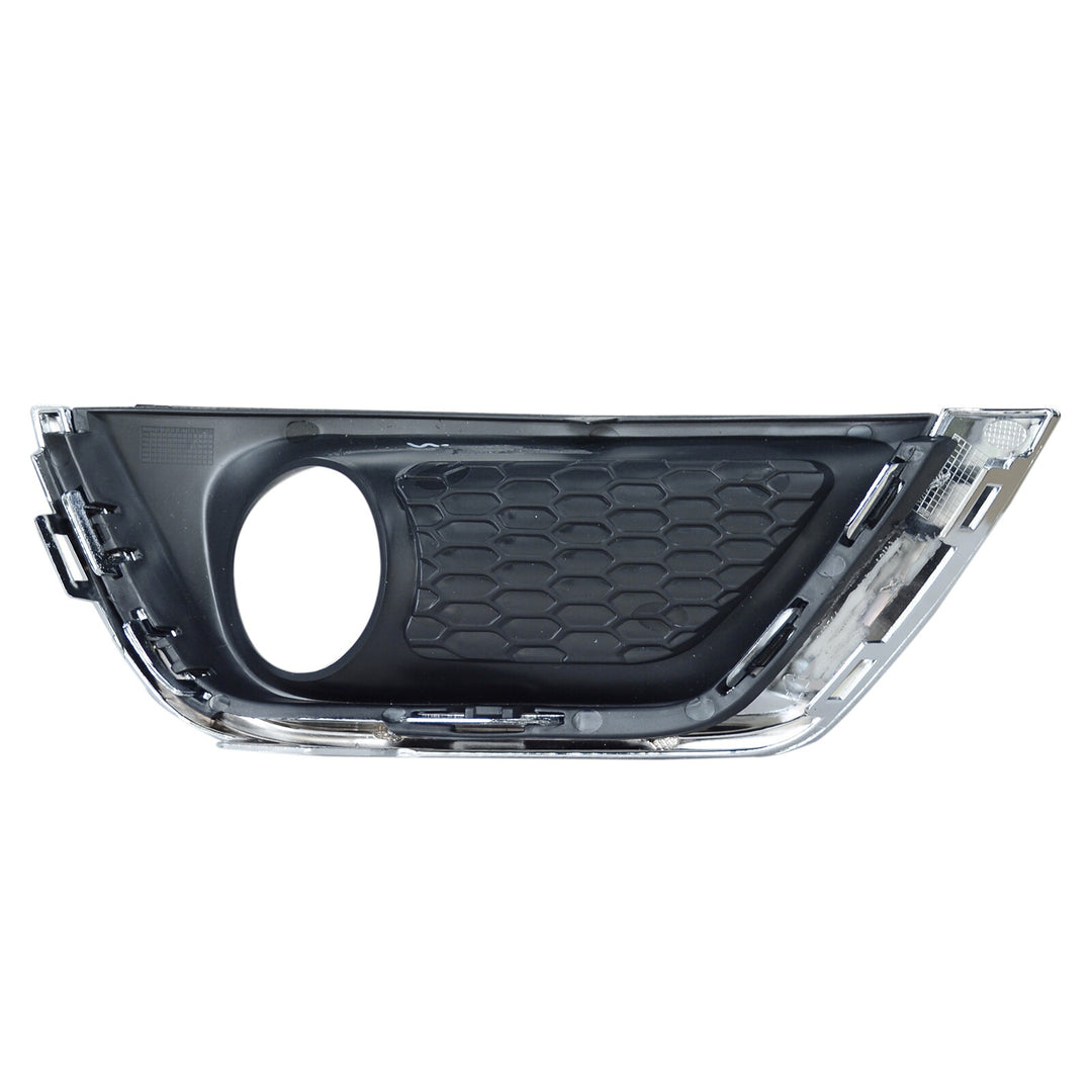 Front Left Fog Light Bezel with Chrome Trim for 2017-2020 Jeep Compass