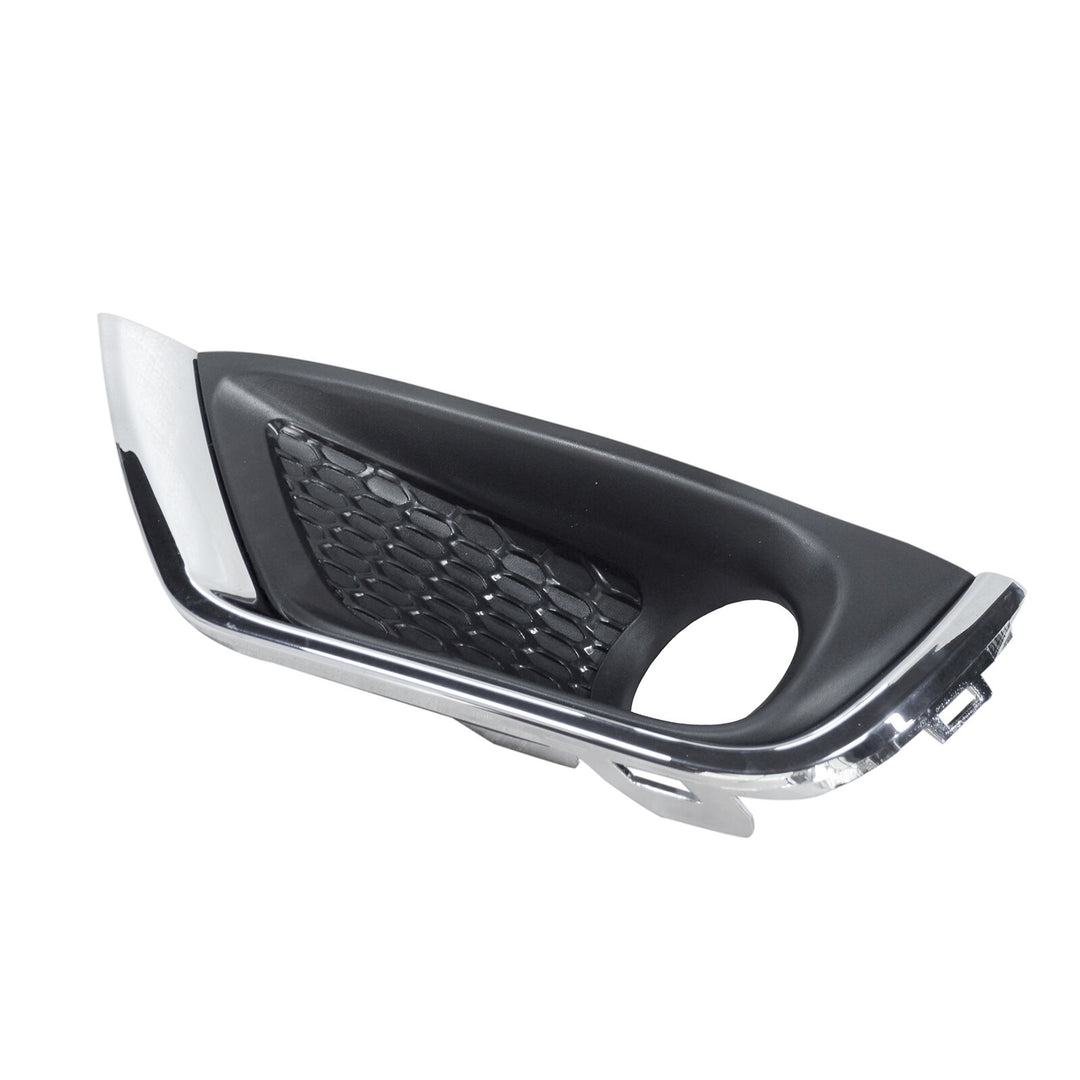Front Left Fog Light Bezel with Chrome Trim for 2017-2020 Jeep Compass