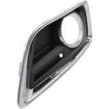 Front Left Fog Light Chrome Bezel for 2013-2015 Chevrolet Malibu