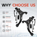 Front Lower Control Arms & Sway Bar End Links for Kia Sedona 2006-2014 54500-4D101 – product image 9