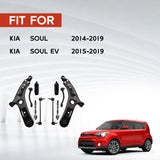 Front Lower Control Arms with Ball Joints for Kia Soul EV 2014-2019 – product image 5
