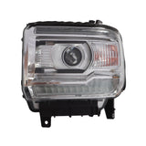 Front Pair Clear LED DRL Headlights For 2014-2018 GMC Sierra 1500 2500HD 3500HD – product image 2