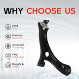 Front Passenger Lower Control Arm with Ball Joint for 2016-2022 Honda HR-V – product image