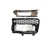 Front Right Fog Light Grille Bezel with Silver Trim for 2014-2017 Range Rover Sport