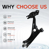 Front Right Lower Control Arm w/Bushing & Ball Joint for 2022-24 Honda Civic 2.0 – product image