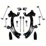 Front Suspension Kit with Lower Control Arms and Tie Rods for 2007-2012 Acura RDX