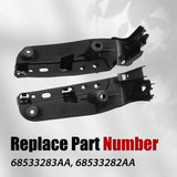 Front Upper Bumper Bracket Left & Right Side for 2021-2025 Dodge Durango 68533283AA – product image 7