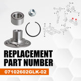 Front Wheel Hub And Bearing for Mercedes-Benz GL320 GL350 GL450 GL550 – product image 4