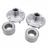 Front Wheel Hub and Bearing Pair for 1998-2002 Honda Accord 4-Cylinder
