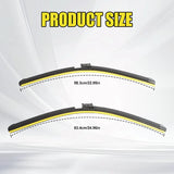 Front Windshield Wiper Blade Set for 14-20 Mercedes W222 Maybach S550 2228201145 A2228201145 – product image 8