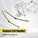 Front Windshield Wiper Blade Set for 14-20 Mercedes W222 Maybach S550 2228201145 A2228201145 – product image 10