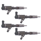Fuel Injector Set of 4 for Kubota V2403 and D1803 Common Rail Engines