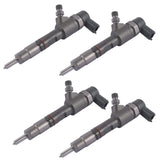 Fuel Injector Set of 4 for Kubota V2403 and D1803 Common Rail Engines