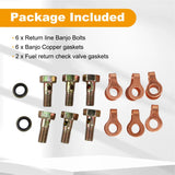 Fuel Return Banjo Connection Kit for Dodge Freightliner Cummins 3.9L 5.9L – product image