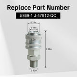 Fuel System Coupler Fitting for Detroit Diesel Cummins J-47912-QC 5869-1 Tool – product image 4