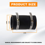 Gas Tank Filler Neck Hose with Clamps for 1964-1967 Chevelle Malibu 3834073 – product image 7