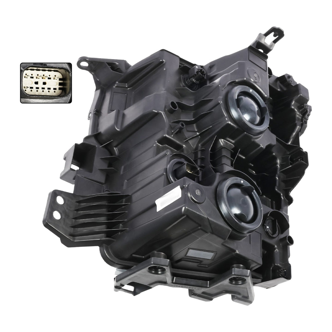 Passenger Side Halogen Headlight with Black Trim for 2022-2026 Chevy Silverado 1500 85543204