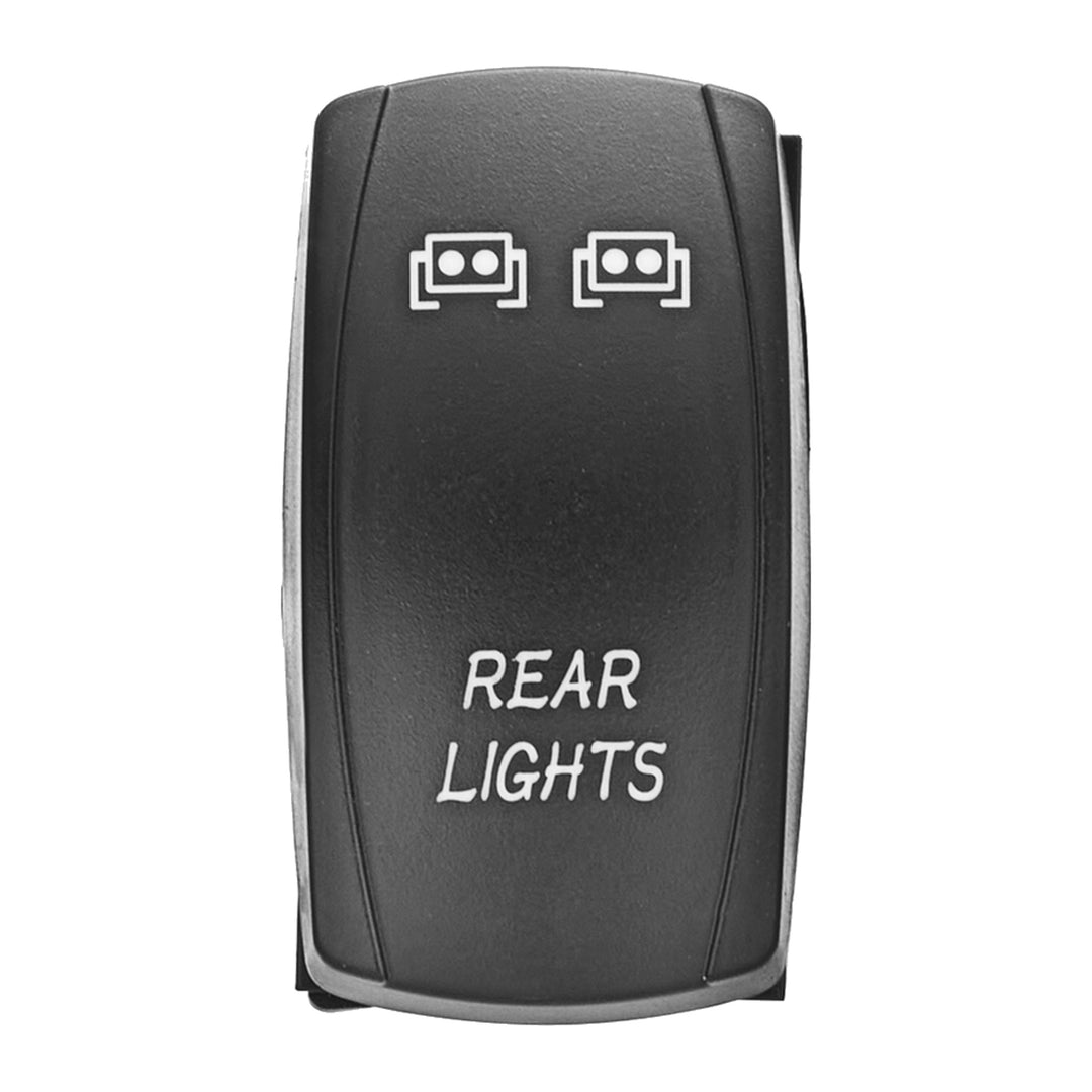 LED Backlit Rocker Switch for Polaris RZR Ranger CFMOTO ZForce - Choose Your Label - view 2