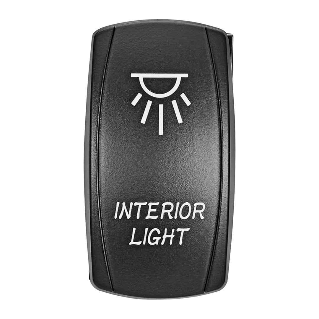 LED Backlit Rocker Switch for Polaris RZR Ranger CFMOTO ZForce - Choose Your Label - view 3