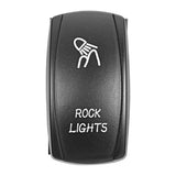 LED Backlit Rocker Switch for Polaris RZR Ranger CFMOTO ZForce - Choose Your Label - view 5