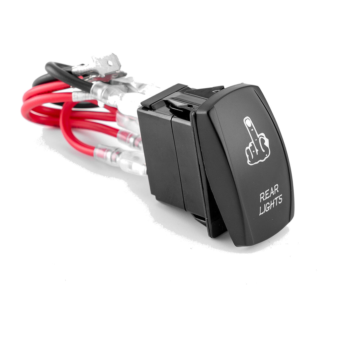 LED Backlit Rocker Switch for Polaris RZR Ranger CFMOTO ZForce - Choose Your Label - view 8