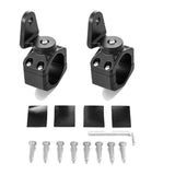CNC Whip Light & Flag Mount Brackets for 1.65"-2" Roll Cage RZR Can-Am X3 (Pair)